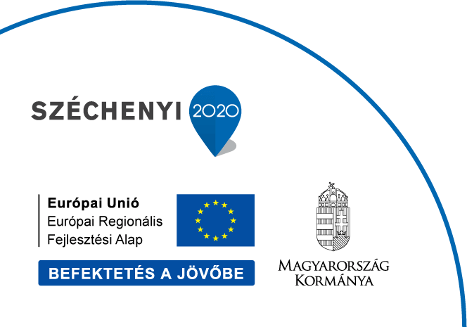 Széchenyi 2020 logó az alsó pozícióban